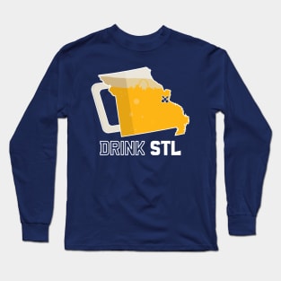 Drink STL - St. Louis Beer Shirt Long Sleeve T-Shirt